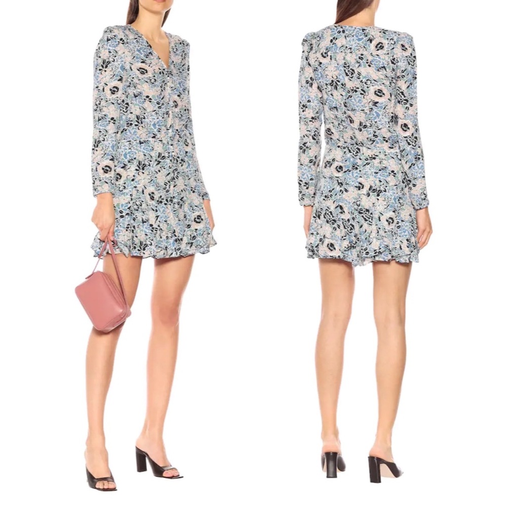 Veronica‎ Beard Riggins Floral Button Front Dress